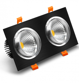 Double Head Grille Cob Led Downlight
